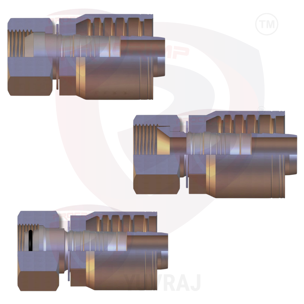 Wire-Braid Compact Hose Fittings (1p)